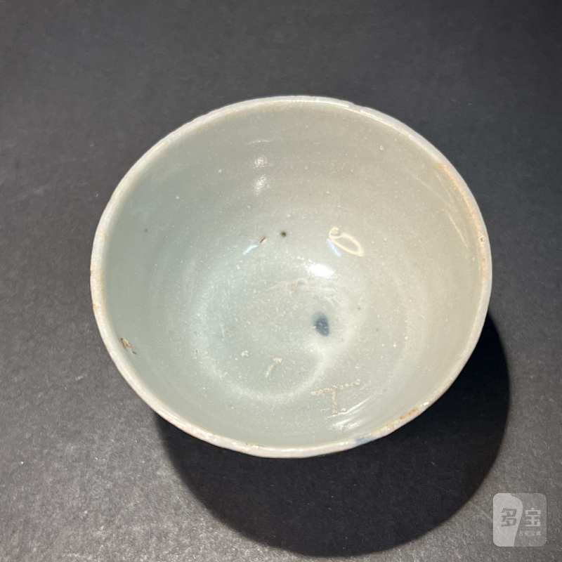 明 青花花卉纹杯 - 图4